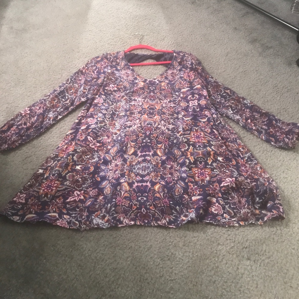 Floral Printed Mini-Dress