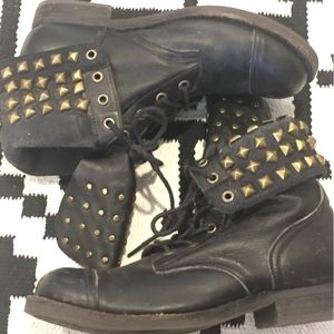 Jeffrey Campbell Shoes - Jeffrey Campbell Studded combat ankle folder boots Jeffrey Campbell Shoes - Jeffrey Campbell Studded combat ankle folder boots