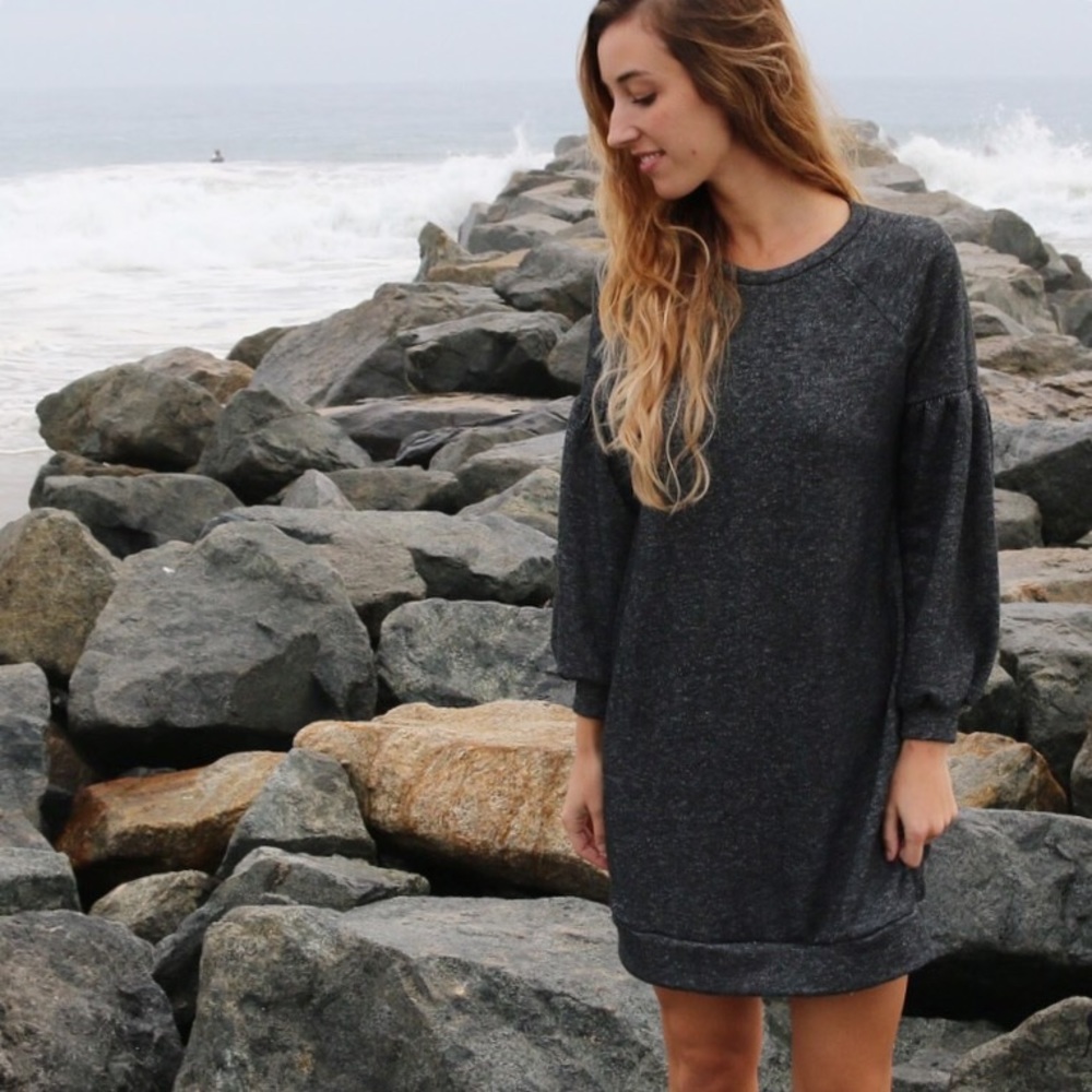 charcoal dress - Picture 3 of 5