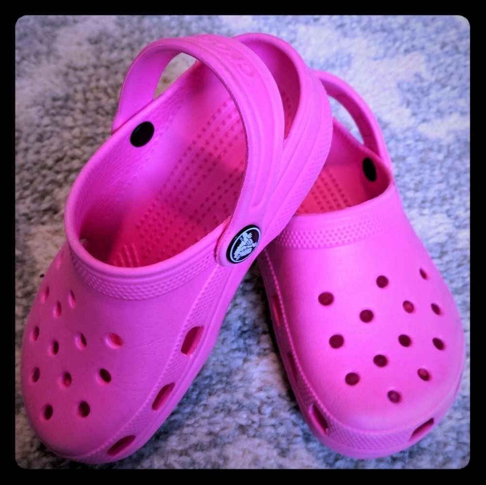 Pink Girls Crocs