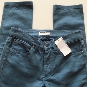 American Apparel China Blue Skinny Jeans