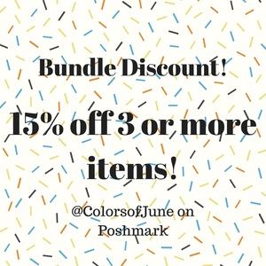 BUNDLE DISCOUNT!