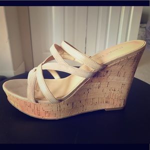 Ivanka Trump Wedges in Bone
