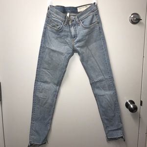 rag & bone light wash jeans