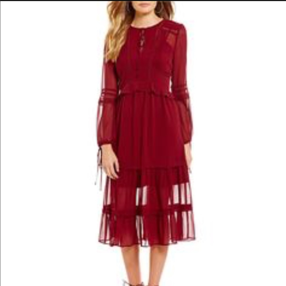 NWT Gianni Bini burgundy dress!
