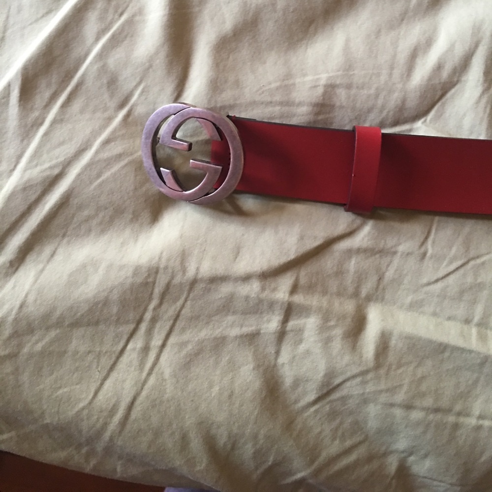 Gucci belt red size33