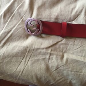 Gucci belt red size33
