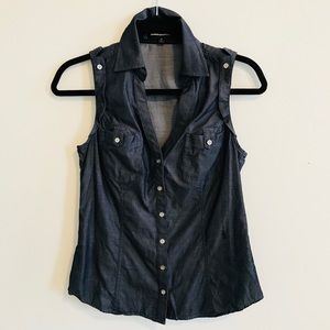 Button down muscle shirt