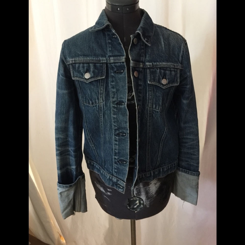 Fitted helmut Lang denim jacket