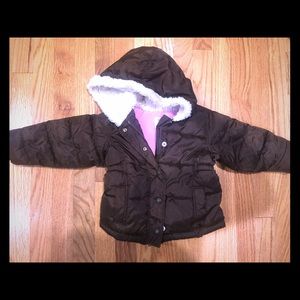 Brown Old Navy winter jacket 2T