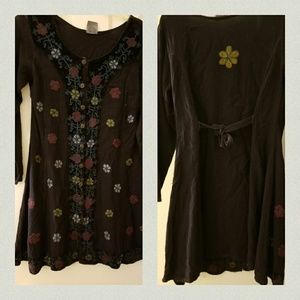 Navy long sleeve kurta