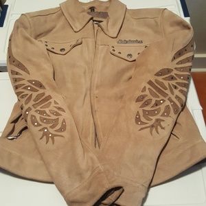 Harley Davidson Suede Leather Jacket