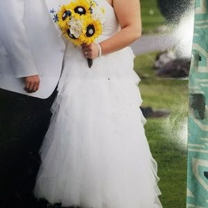 White wedding dress