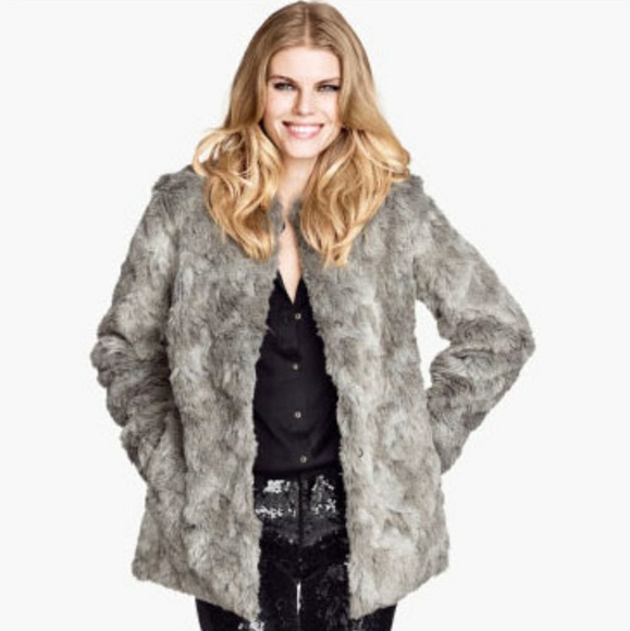 H&M Jackets & Blazers - H&M Faux Fur Jacket