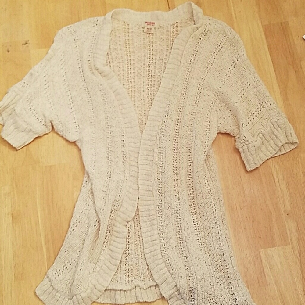 Massimo Supply Co. Short Sleeve Open Cardigan