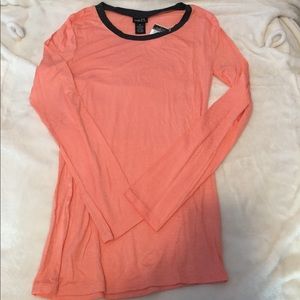 Pink long sleeved shirt