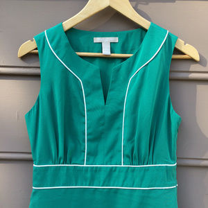 Final Price🎀 EUC Banana Republic Green Dress Sz 2