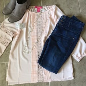 Pretty Light Pink Blouse!