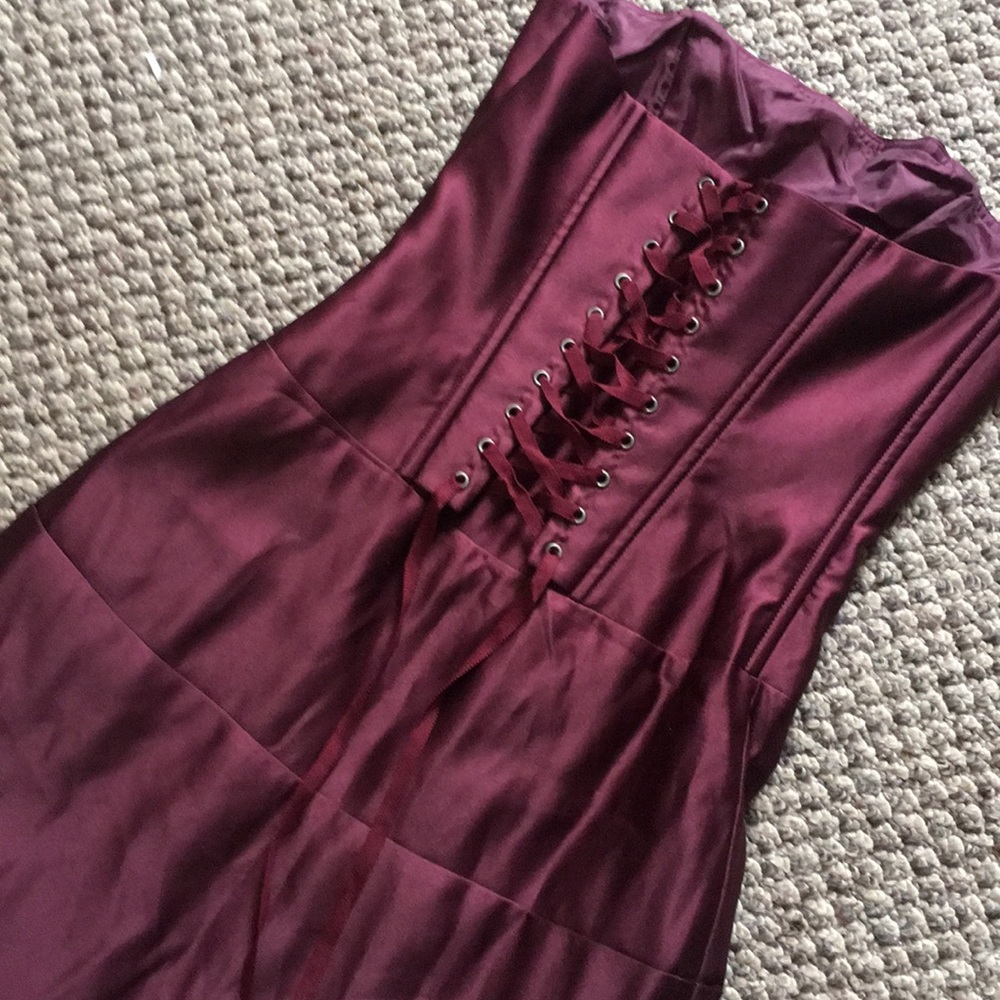 BCBG Burgundy Gown