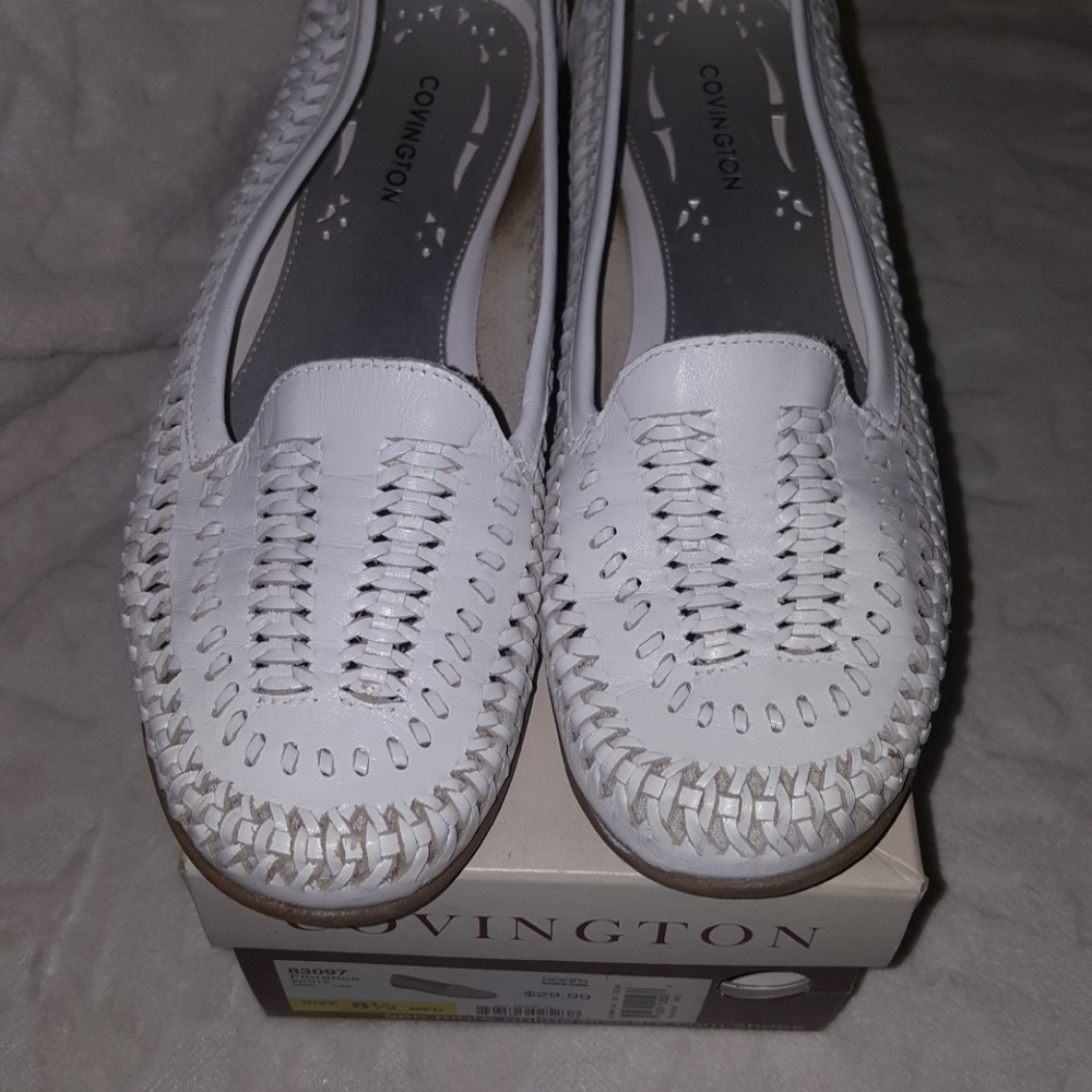 White Loafers Size 8.5
