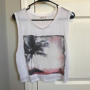 Cropped muscle tank!