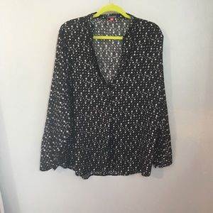 Vince Camuto V-Neck Blouse