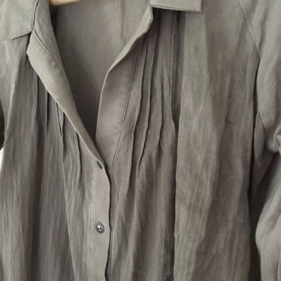 Raven + Lily Vanna Collared Blouse Size Small - Picture 2 of 3