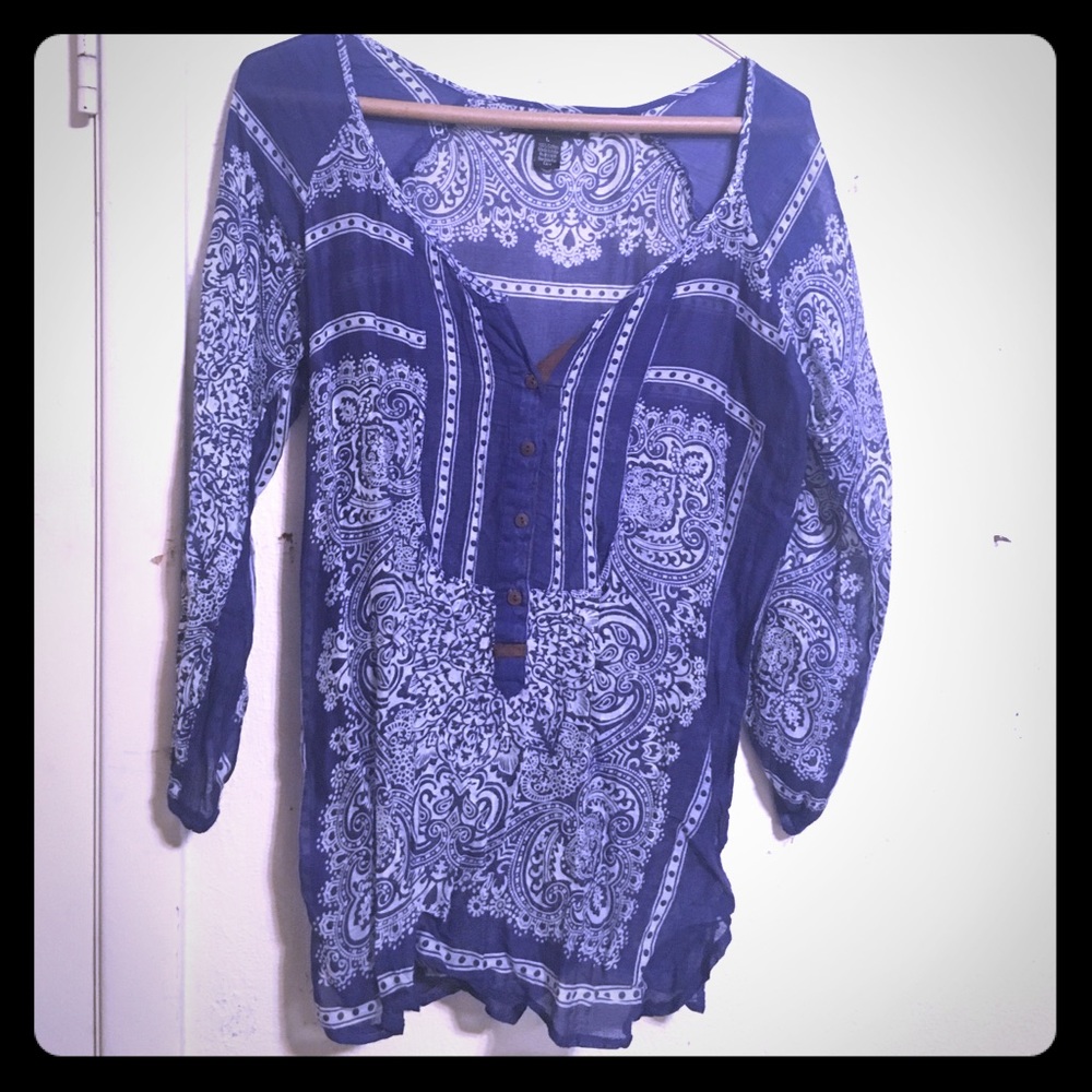 Eye Candy cotton blouse