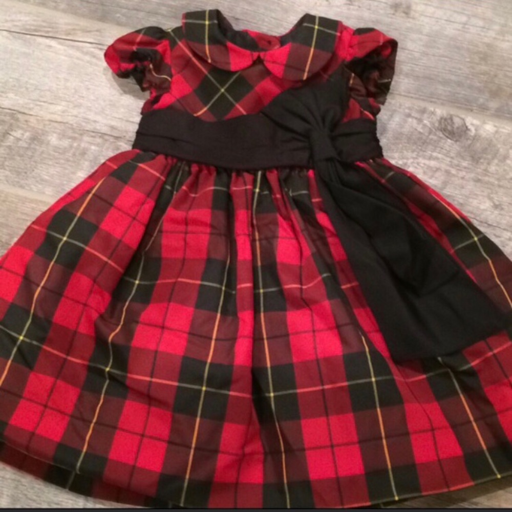 Ralph Lauren girls tartan dress