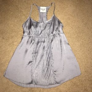 Grey/silver blouse!