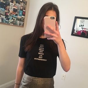 BEYONCÉ “you that b*tch when” lyrics short sleeve