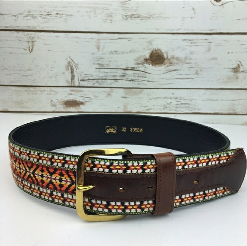 Boho embroidered hippie belt o/s