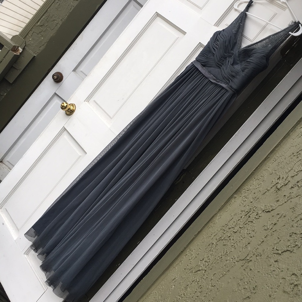 Hitherto Grey Blue Gown
