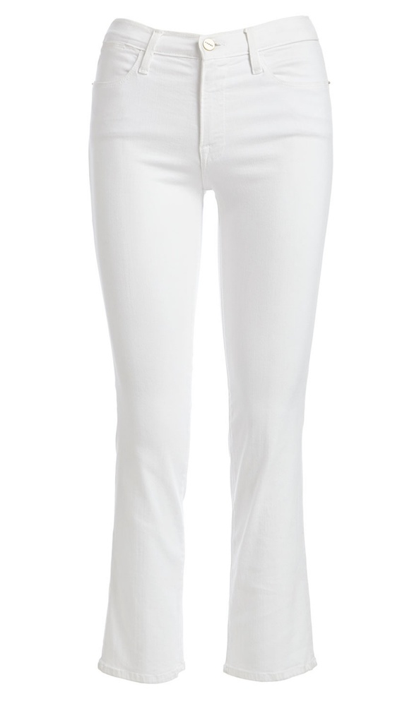 Le high straight FRAME blanc size 27