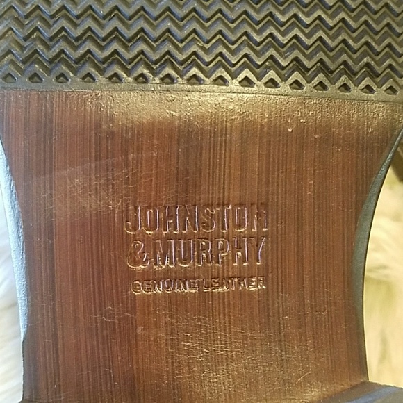 Johnston & Murphy - Brown Leather Shoes - 9.5 Mens - Picture 4 of 4
