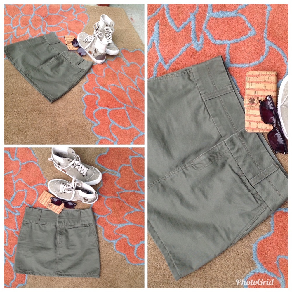SOLD Old Navy Army Green Skirt