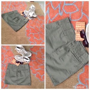 SOLD Old Navy Army Green Skirt