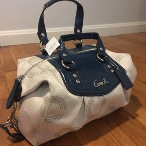 Coach Ashley Dotted OP Art Satchel (NEW)