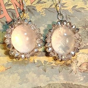 #0168 Rose Quartz Earrings