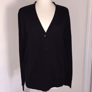 Black cardigan