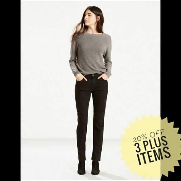 Levi's Denim - ⬇25 Levi's 505 Black Straight Mid Rise Jeans