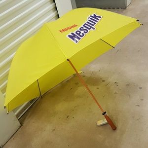 Yellow Nesquik Umbrella 64"