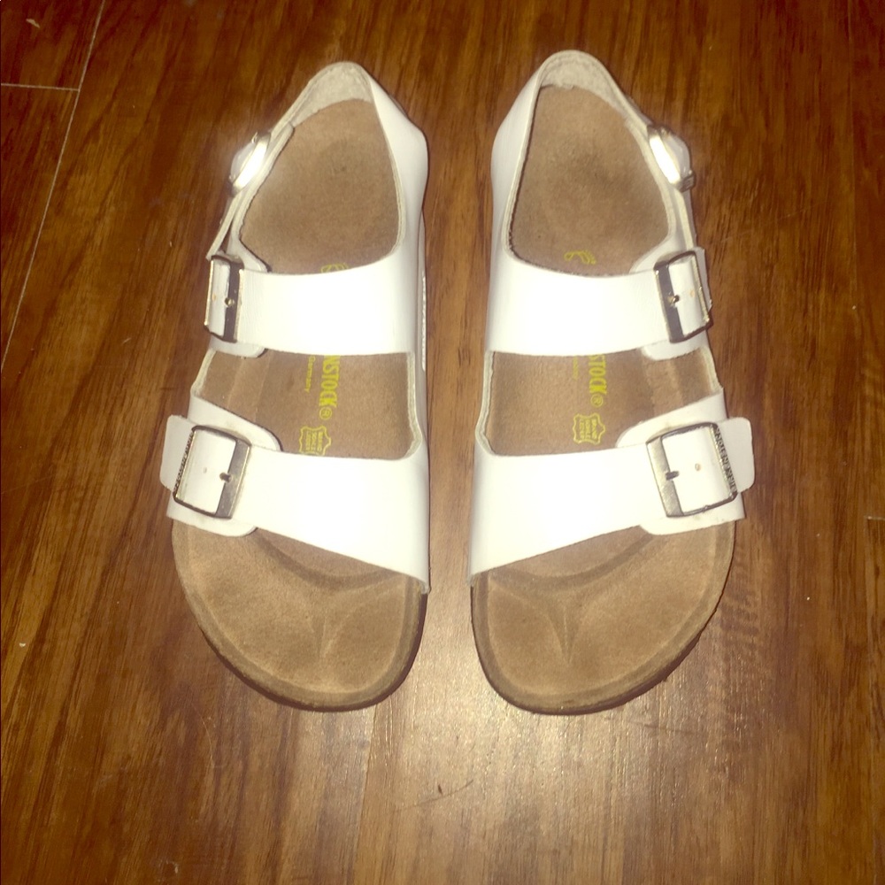 Like new leather Birkenstock Milano sandals sz 37
