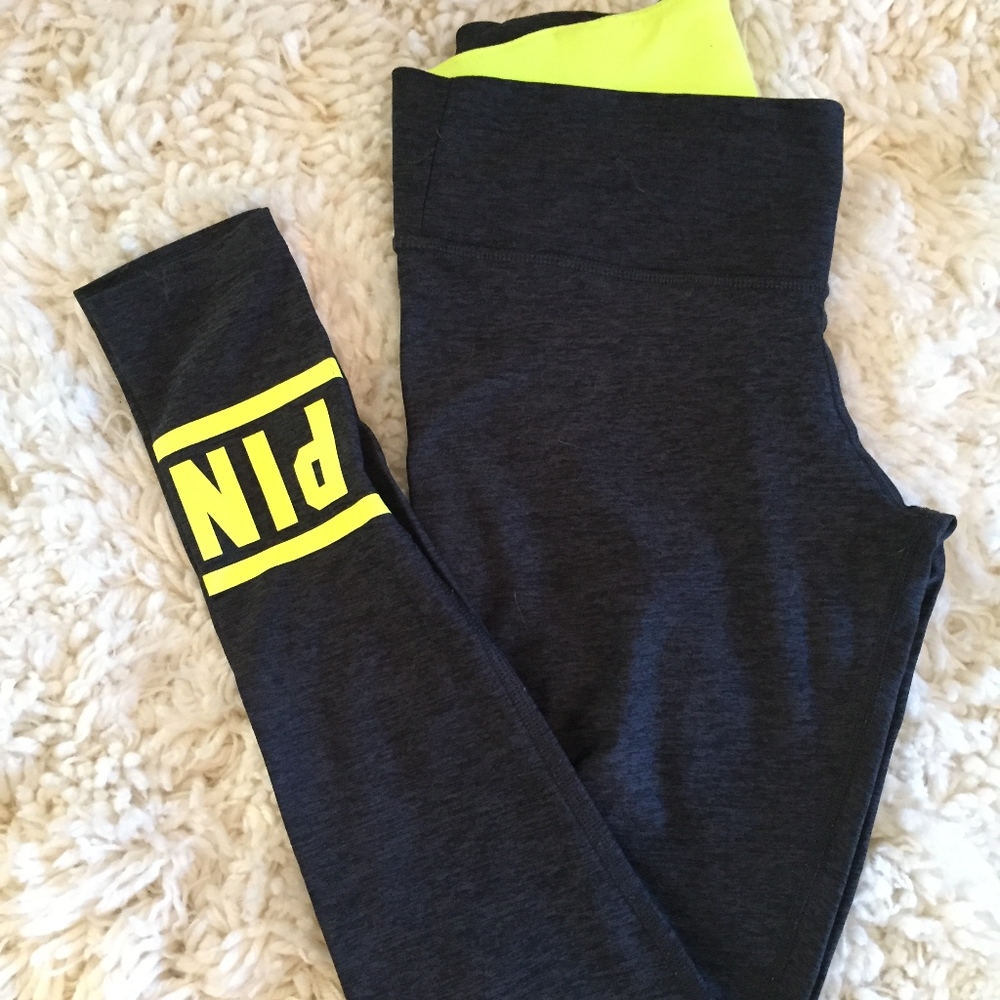 Dark gray PINK leggings