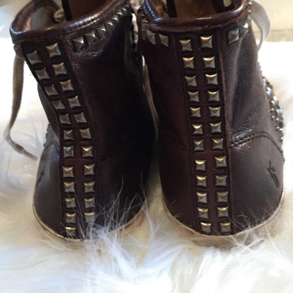 Frye Distressed Studded Sneakers - Picture 2 of 5