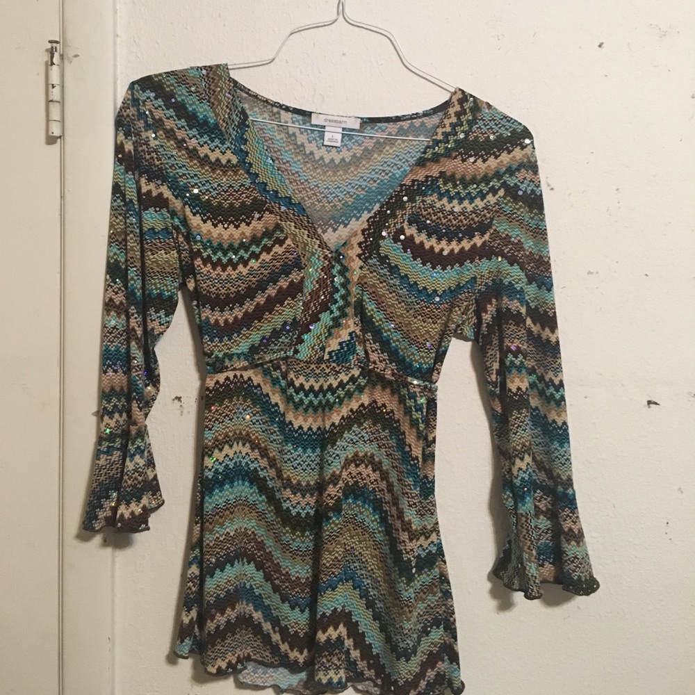 Tie back blouse
