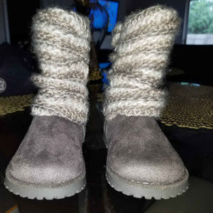 WINTER GRAY TODDLER BOOTS