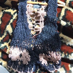 Crochet vest top