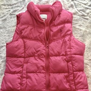 VGUC Old Navy girls pink vest size 8.