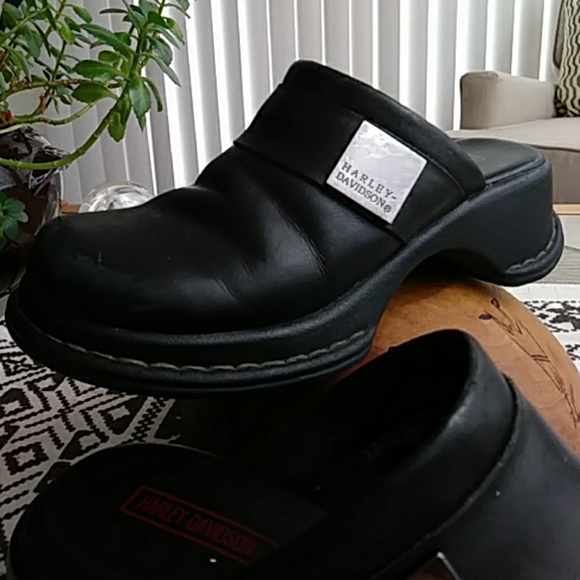 Harley-Davidson Shoes - HARLEY DAVIDSON Leather Clog
